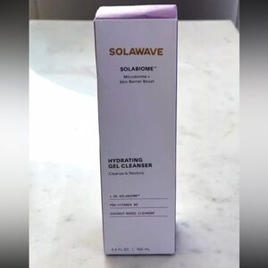 SOLAWAVE Solabiome Hydrating Gel Cleanser 3.4 oz NEW SEALED